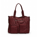 Suure mahutavusega kott, retro ja k&otilde;rgekvaliteediline stiil, moekas igap&auml;evane crossbody kott, &uuml;he &otilde;laga kott punane