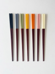 Akatsiast Kerge Lakiv&auml;rvi T&auml;piga Puidust S&ouml;&ouml;gipulgad, Uuspaaride S&ouml;&ouml;gipulkade Komplekt 7 tk Light Chopsticks 7-piece Set (K7C1313W)