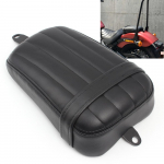 Mootorratta tagumine reisijakoht Pillion Harley Davidson Softail Slim FLSL Street Bob FXBB 2018 jaoks PU nahk must