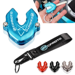 UUS Mootorratta Tarvikud CNC V&otilde;tmehoidja / V&otilde;tmekate Kest Sobib CFMOTO SR250 800MT CLX700 250 SR MY22 CLX 700 800 no logo blue