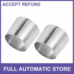 2 pcs Mandrel Exhaust Bend Elbow Pipe Stainless Steel for Car 35 OD to 4 OD