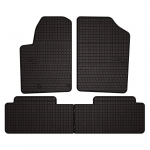 Dywaniki samochodowe gumowe do: Peugeot Partner I kombivan, Tepee (1997-2010) - czarne, dopasowane