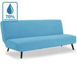 Veekindel k&auml;etugedeta diivanvoodi kate &Uuml;hev&auml;rviline venitatav elastne &uuml;lekate Kokkupandava m&ouml;&ouml;bli kodune futon diivanipink kate S 120-160cm