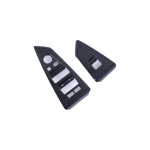 For BMW 6 Series E63 E64 2004-2009 ABS Carbon fiber Car Door Window Lift Switch Button Frame Panel Trim Interior Car Accessories must