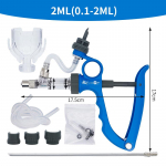 2ml/6ml Loomade Automaatne S&uuml;stal Vaktsiini Injektor Veterinaarne Reguleeritav Pidev Vaktsiini S&uuml;stimine Kodulindudele Sigadele Lehmadele Lammastele