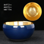 24K kullatud Jian Zhan meisterkeraamika Kung Fu komplekt Kuldne Oks Tee Kuldne isiklik tass Saab hooldada