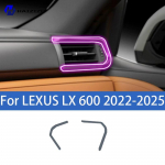 For LEXUS LX 600 -2025 Car interior center console protective sticker interior decorative strip TPU protective refit PPF Right-hand drive