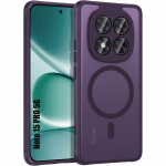 Coque pour Xiaomi Redmi Note 15 Pro 5G - Protection avec Anneau Magn&eacute;tique et Vitre Cam&eacute;ra - Violet