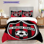 FC Spartak Trnava Muster Voodipesu Tekikott Komplekt Tekikott Padjap&uuml;&uuml;r Kodu Kaunistus S&uuml;nnip&auml;evakingitus (1 * tekikott + 2 * padjap&uuml;&uuml;ri, ilma s&uuml;damikuta) 135x200cm