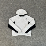 Trendikas Mertra tikitud logoga v&auml;rviplokkidega kapuutsikas, pluss samet, unisex, s&uuml;gis/talvine soe dressipluus. Extra Large hall v&auml;rv