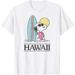P&auml;hklid - Snoopy Hawaii T-s&auml;rk S valge