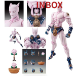 17cm Seiklus Anime Kuju Killer Queen Teine Kira Yoshikage PVC Tegevuskuju Kogutav Mudel M&auml;nguasjad gray