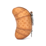 Louis Vuitton Croissant V&otilde;ikroissant Monogramm Nahast V&otilde;tmehoidja M&uuml;ndikott Unisex Aksessuaarid Pruun Kollane M01858 Brown