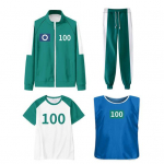 Kalmaari M&auml;ngu Cosplay Kost&uuml;&uuml;m Neljaosaline Komplekt Dressipluus R&otilde;ivad Jakk T-s&auml;rk Vest P&uuml;ksid Komplekt Spordi Huppari Halloween Karnevali Peokost&uuml;&uuml;m L U