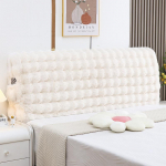 Pehme &ouml;&ouml;kapi taskukate: T&auml;ielikult kaetud, Paks, Super pehme, Mugav, Tolmukindel ja Universaalse sobivusega. 1.2m Headboard Cover, 65cm High with Pockets