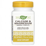 Nature's Way, Kaltsiumi ja Magneesiumi Mineraalkompleks, 750 mg, 100 Kapslit (250 mg kapsli kohta)