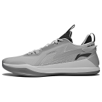 Li Ning Flash 2.0 Abrasion Resistant Slip Resistant Cushioning Low top Performance Basketball Shoes Men's Smoke Gray ABAS099-3 44