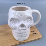 Keraamiline kolba tass Halloweeni kummitus kummituste festival luu tass kohvitass kujuline kruus loominguline 301-400ml