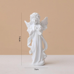 Vaigust ilus t&uuml;druk ingel miniatuurne kuju ornament armas skulptuur moodne kunst eskiis mudel kodukaunistuse tarvikud kujuke 7*14cm