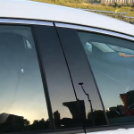 Mercedes Benz ML W164 2006~2011 350 450 500 550 akna keskmise samba kilekatte kaunistus B C sammaste kleebis sammas auto lisatarvik must