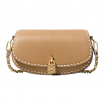 Michael Kors MK Mila Signature Lukk Valge &Otilde;mbluse Aktsent Nahast Totes Crossbody Kott V&auml;ikesed Naiste Kotid Beež 30T4GIMM1L-222 Basic Set (Bag+Dust Bag)
