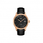 Tissot Le Locle Automaatne Mehaaniline Liikumine Veekindel Kuup&auml;evan&auml;idikuga Kell Meeste kellad Must Teras Nahk T006.408.36.057.00 Black Dial