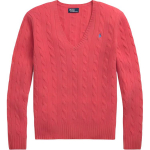 Polo Ralph Lauren &Uuml;hev&auml;rviline logoga tikitud V-kaelusega pikkade varrukatega kampsun Naiste kampsun 211910422-021 M