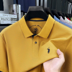 STORN 100% Puuvillane L&uuml;hikeste Varrukatega Polo S&auml;rk Suvine Paul Pony Tikitud Meeste T-s&auml;rk Luksusbr&auml;ndi Mood Hingav Vabaaja Top XL black