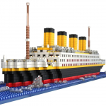1860 tk Titanic kuju ehitusklotsid Mudel ehituskomplekt