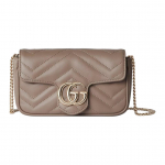 Gucci GG Marmont tepitud nahast kett-ristkeha-sidurikott naistele igap&auml;evaseks t&ouml;&ouml;le k&auml;imiseks &otilde;htupidudeks 476433-DTDHD-1523 Box(Basic Set+Box)