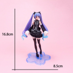 17 cm Jaapani anime mustad riided lillad juuksed Sakura tegevusfiguurid mudel PVC kogumine t&uuml;drukutele kingitusi lauakaunistusega m&auml;nguasi lastele kingitus