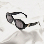 CELINE Triomphe CL40194U-01A Must Ovaalsed P&auml;ikeseprillid must