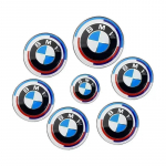 7tk 82mm 74mm 45mm Auto Esiosa Kapott Tagumine Pagasiruumi Embleem M&auml;rk Logo Bmw E46 E39 E38 E90 E60 Z3 Z4 X3 X5 X6 F10 E93 jaoks 4XL