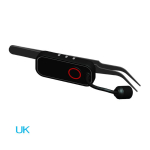 1W Ripsmetangid LED-valgusega UV-ripsmepikenduste valgustuslamp Puutel&uuml;liti Ripsmepikenduse liimivalgusti Kiire k&otilde;vastumine liimi jaoks black