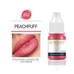 Tattoo Ink Nano Pigment Piimjas V&auml;rvid Poolp&uuml;simeigi komplektid Toon Kulmude Silmapliiats Huuled Ilu 3 ml Microblading Pigments 852 Peachpuff