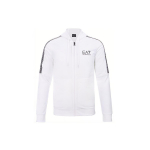 Emporio Armani Logo Prindiga Spordihoodie Meeste kapuutsiga Valge 3HPM24-PJ05Z-1100 L