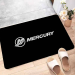 M-Mercury Racing Ruumimatiid Retro Mitmevalikuga Elutoa K&ouml;&ouml;givaip Libisemisvastane Tervitusvaip 80cm x 160cm