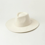 Uus Mood Naiste valge Lai &Auml;&auml;r Puuvillane Fedora M&uuml;ts Klassikaline Panama M&uuml;ts Pulmapidu Kirik Derby Naiste M&uuml;ts valge