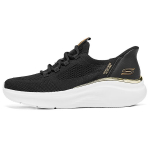 Skechers Bobs Sport Flash Step Kingad Mugavad Spordijalatsid Kerged Hingavad Madalad Vabaajajalatsid Naiste toss Must 117617-BLK 35