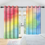 2 tk/komplekt V&auml;rviline gradientakenkardin Hele mitmev&auml;rviline pimendav Pol&uuml;esterkangast Tuba Magamistuba Elutuba Dekoratsioonikardin 53x115cm 2pcs