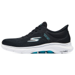 Skechers Go Walk 7 Polsterdus Mugav V&otilde;rkseinaga Madala S&auml;&auml;rega Vabaaja Jooksujalatsid Naiste toss Must Sinine 125233-BKAQ 35