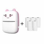 Mini Thermal Printer Kaasaskantav juhtmevaba Bluetoothiga &uuml;hilduv 200 dpi etiketiprinter (ingliskeelne versioon)