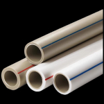 GeRuiPai S-seeria PPR kuuma ja k&uuml;lma vee toru 63mm OD x 8.6mm Thick x 4 Meters valge v&auml;rv