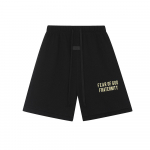 2514 Fear Of God Essentials Kirjatr&uuml;kiga Hupparip&uuml;ksid Unisex Suured Puuvillased Pingutusn&ouml;&ouml;riga Elastsed V&ouml;&ouml;kohaga Vabaaja T&auml;navar&otilde;ivad Spordip&uuml;ksid P&otilde;lvepikkusega S