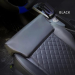 Nahast Autopistme Pikendus Padi Jalatugi Padi M&auml;luvahust P&otilde;lvekaitsja Pikkade S&otilde;itude Kontori Kodu Juhi Kaitsja Matt black seat cushion