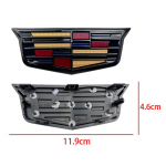 2 tk 19,3x7,5cm 11,9x4,6cm Auto Esiosa Tagumine Embleem Logo Kleebised Cadillac XT6 Keskosa Pagasiruumi M&auml;rk Autotarvikud XT6