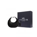 COACH JONIE Lehma Nahast &Otilde;lakott, Crossbody Kott, K&auml;ekott Mini Naistele Must Gift Box Set (Basic Set + Black Gift Box) must