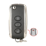 Yocasty Kokkup&otilde;rkuv Puldi V&otilde;tme Kest Korpuse Fob 3 Nuppu Bentley Continental Gt Flying Spur 2005- Kr55Wk45032 4 buttons gray