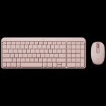Logitech MK251 Roosa 99-klahviga juhtmevaba Bluetooth-klaviatuuri ja hiire komplekt