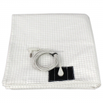 Maandav voodipesukomplekt Juhtiv puuvill H&otilde;bedane kiud Voodipesu madala pinnaresistentsusega disain 10 h&otilde;bedast kiudu Flat Bed Sheet&60x265cm sinine